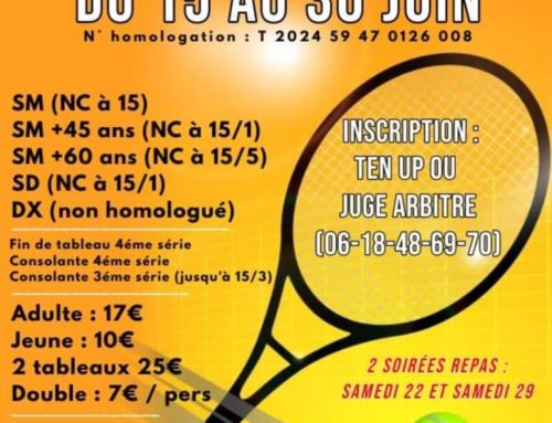 Tournoi juin 2024